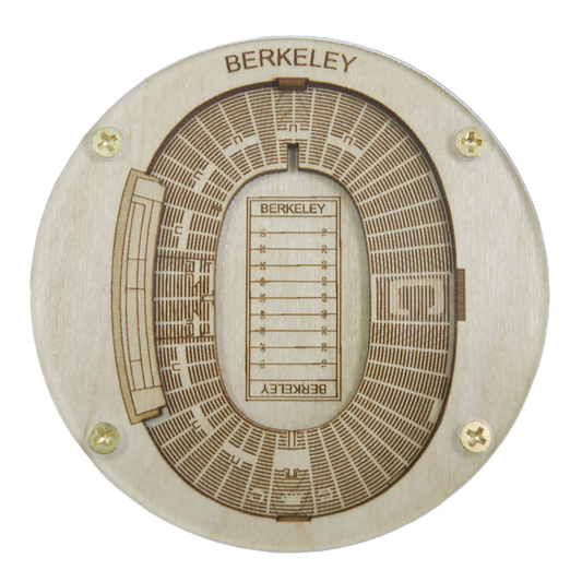 Berkeley, California Coaster Art (California Memorial Stadium)