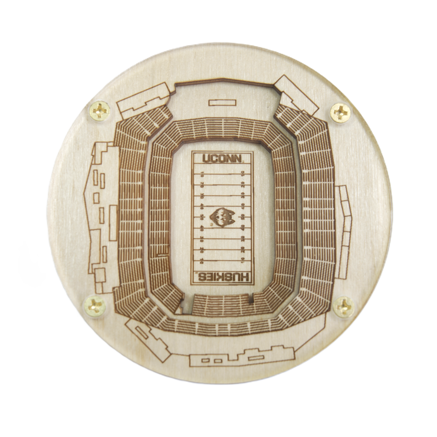 East Hartford, Connecticut Coaster Art (Pratt & Whitney Stadium at Rentschler Field)