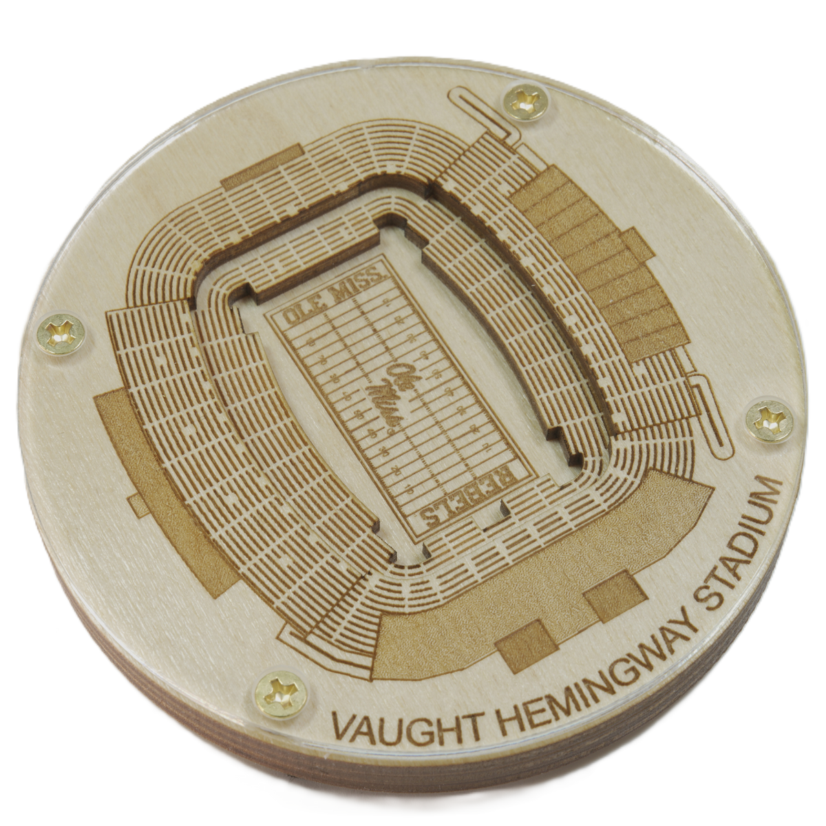 Oxford, Mississippi Coaster Art (Vaught–Hemingway Stadium)
