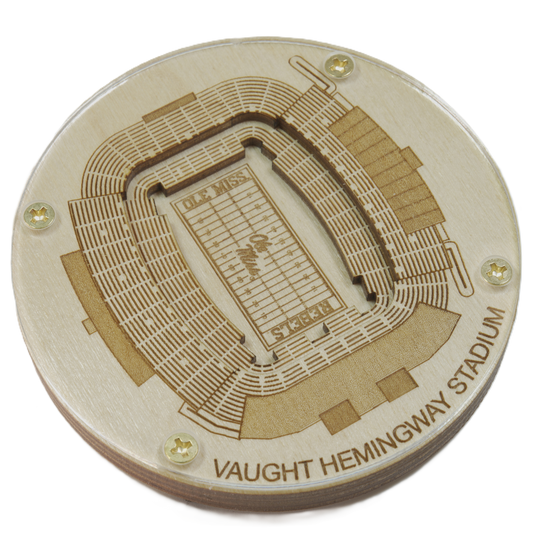 Oxford, Mississippi Coaster Art (Vaught–Hemingway Stadium)