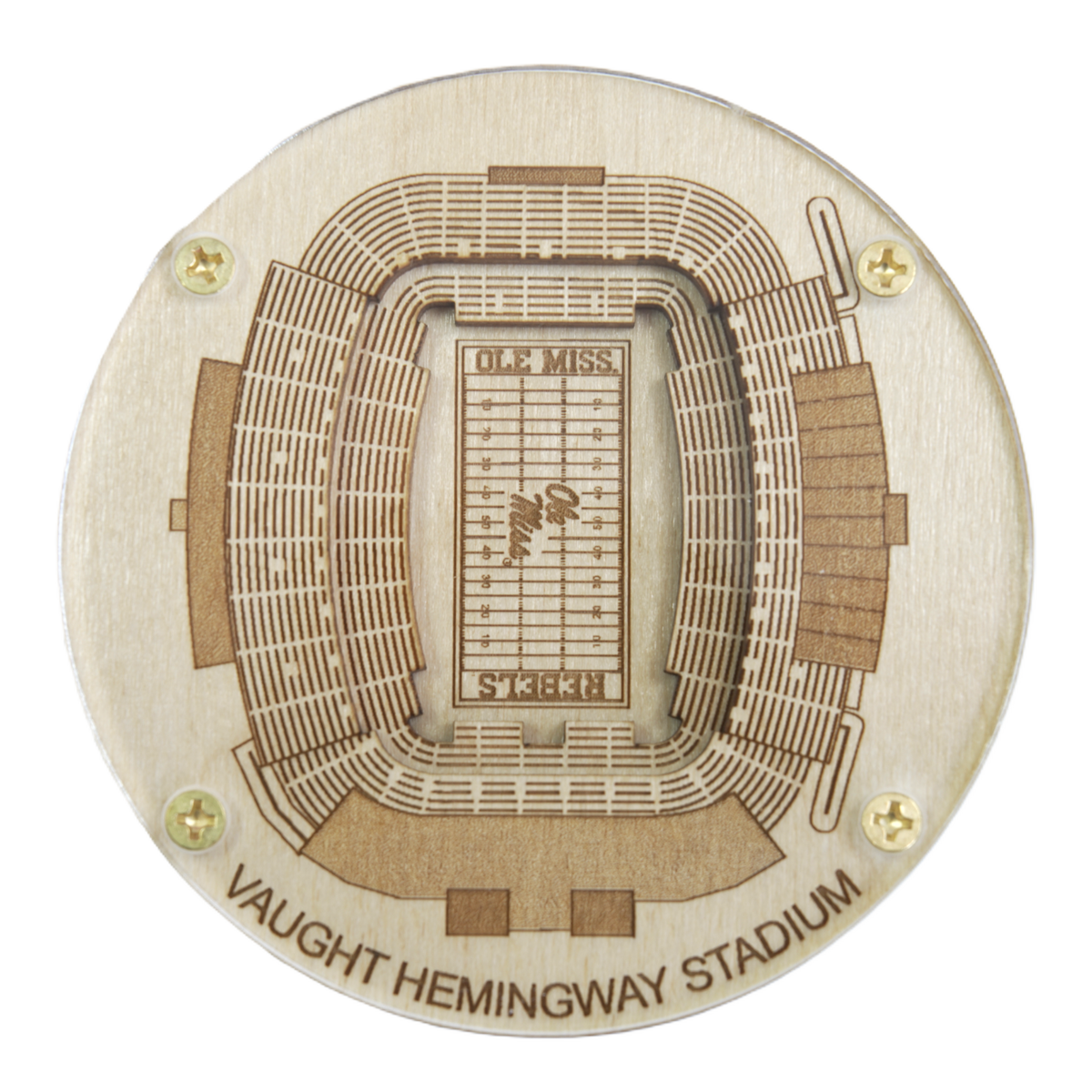 Oxford, Mississippi Coaster Art (Vaught–Hemingway Stadium)