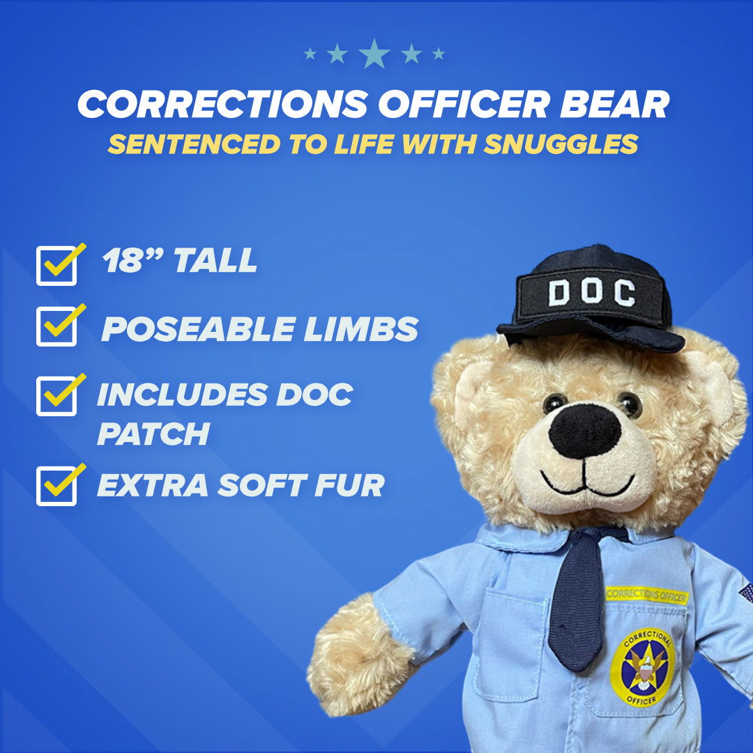 C.O Cuddles Corrections Officer Bear