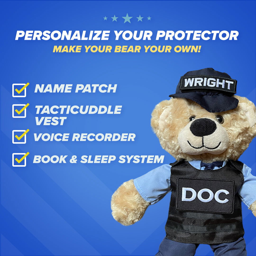 C.O Cuddles Corrections Officer Bear