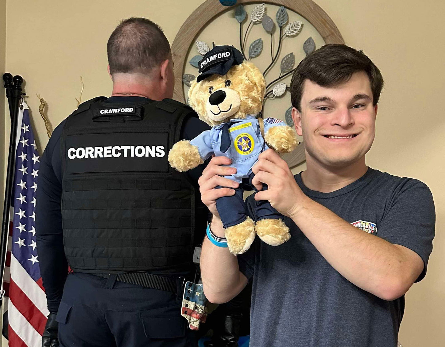 C.O Cuddles Corrections Officer Bear