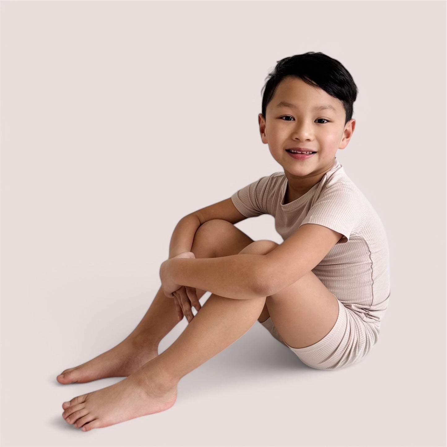 TOTALLY TAN RIB DREAM SHORT SET