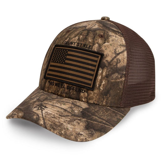 Grunt Style - Realtree APX® Flag Stretch Fit Hat