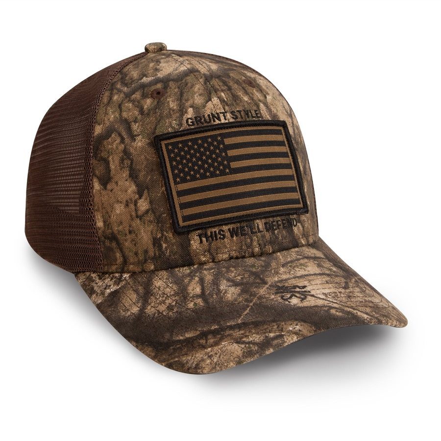 Grunt Style - Realtree APX® Flag Stretch Fit Hat