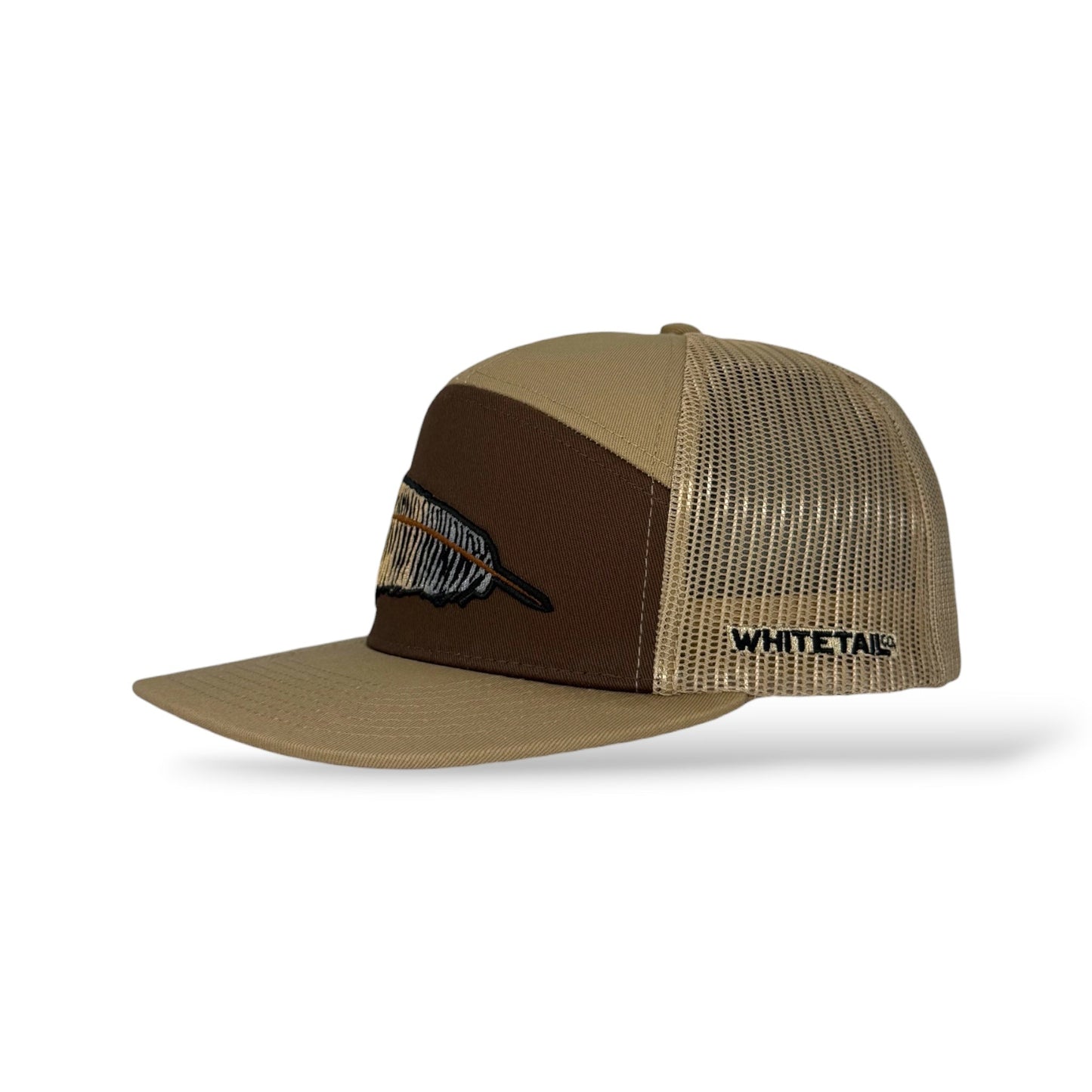 Whitetail Co. | Fallen Feather | 7 Panel | Khaki