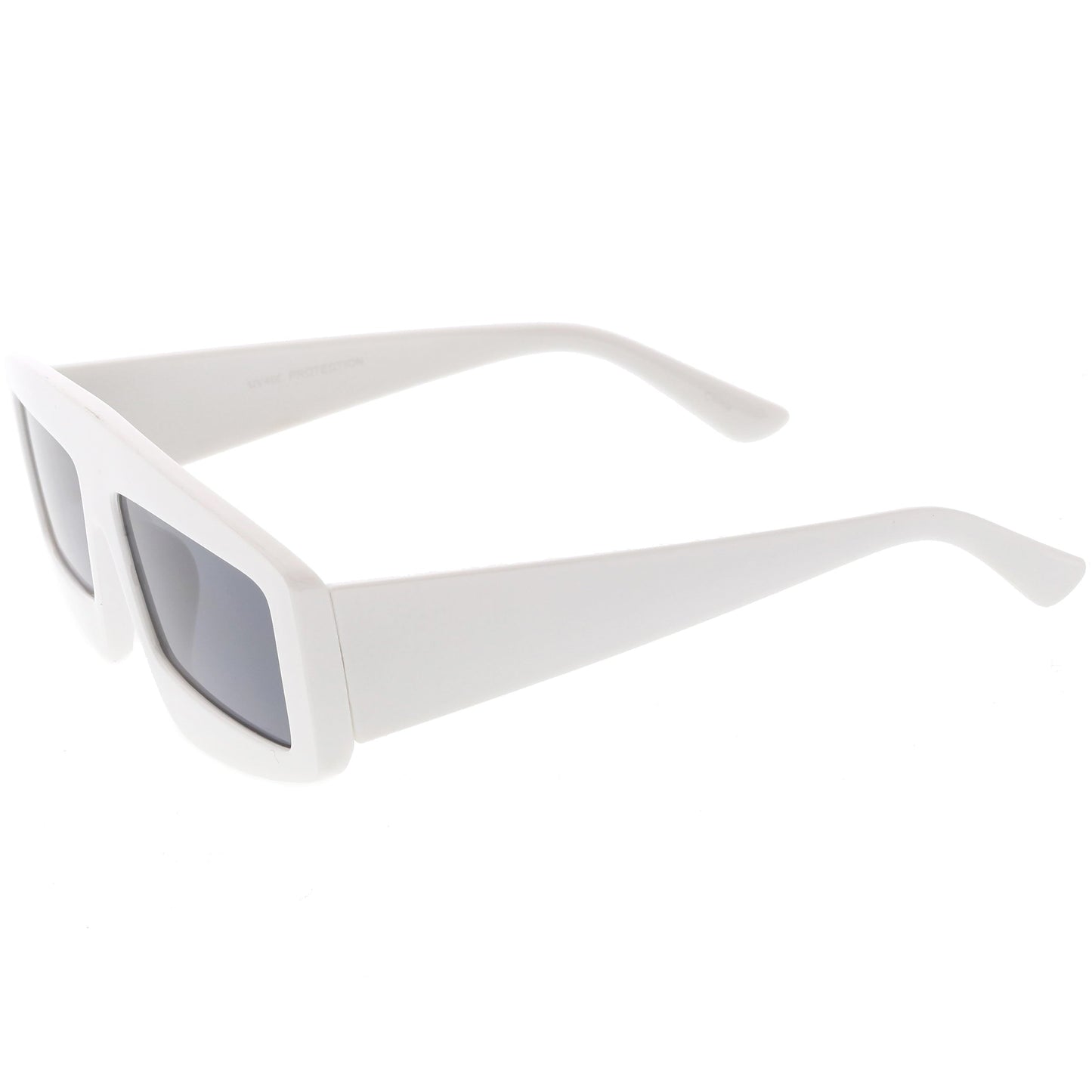 Futuristic Retro Rectangle Block Flat Lens Sunglasses C752
