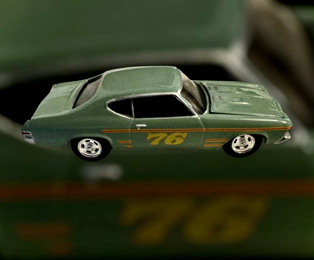 WHOLESALE CASE 12 CARS 1:64 1968 Chevy Chevelle #76 Race Car New England Dukes Exclusive Greenlight