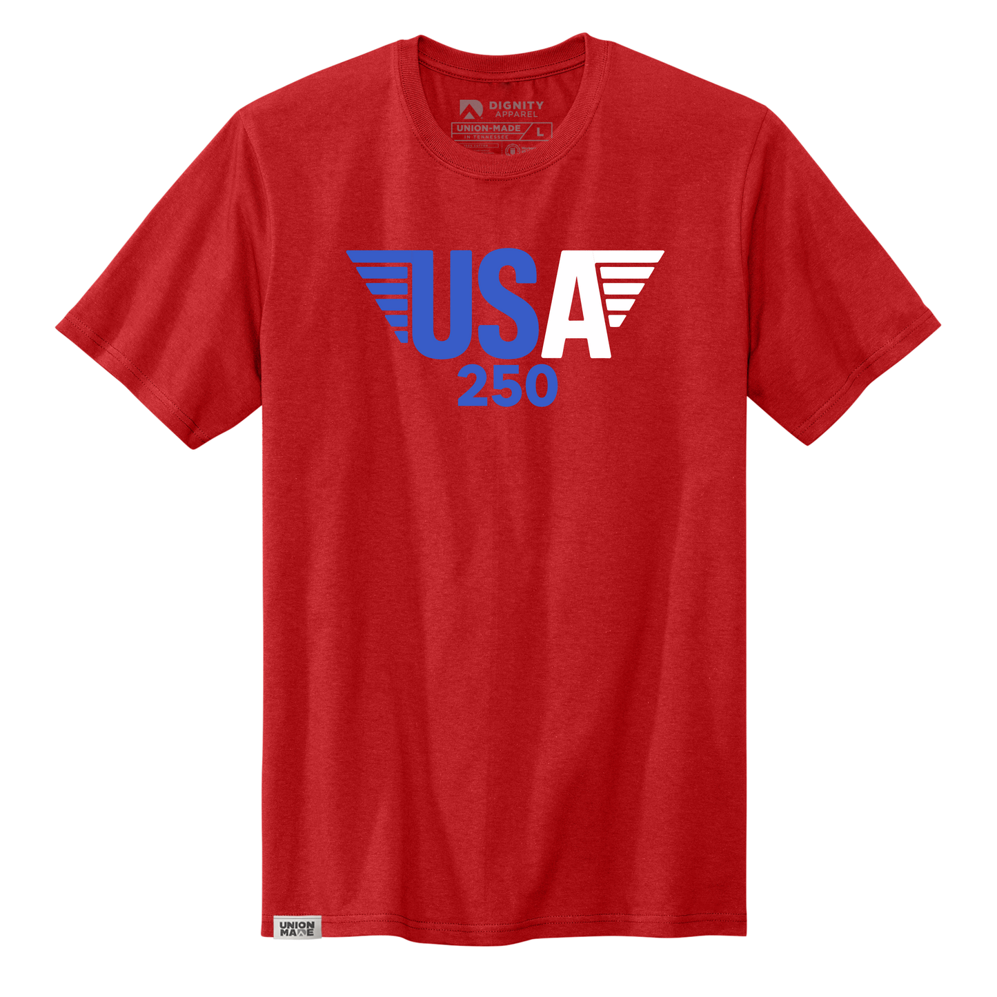 USA 250 - Wings T-Shirt - Made in the USA