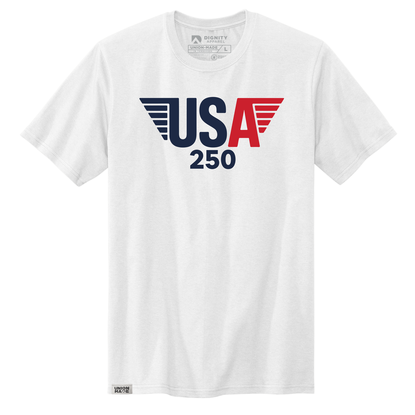 USA 250 - Wings T-Shirt - Made in the USA