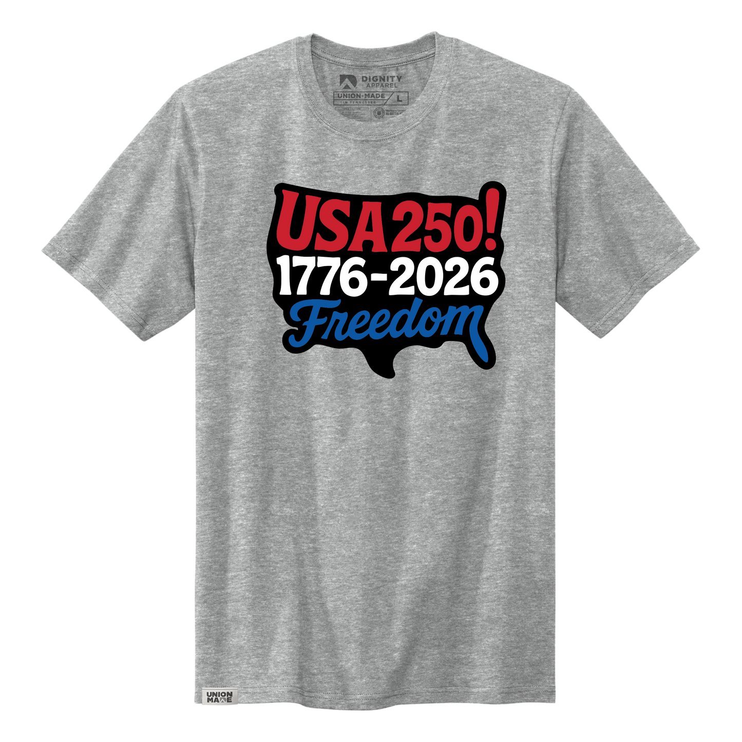 USA 250 Map Tee - Made in the USA