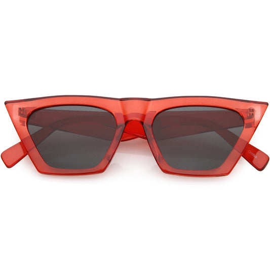 Women's Retro Oversize Wide Pointed Cat Eye Sunglasses C921