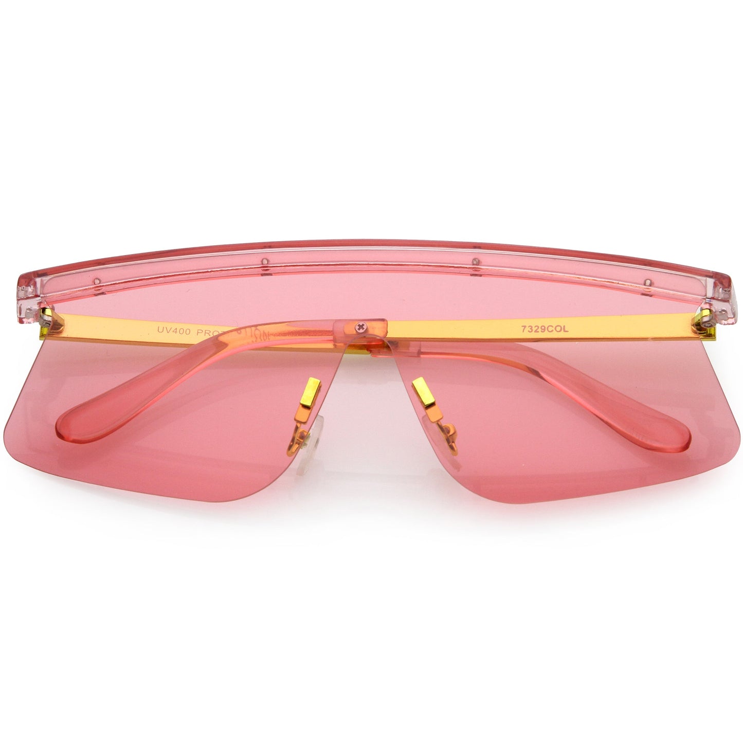 Retro Modern Blade Cut Shield Sports Sunglasses C941