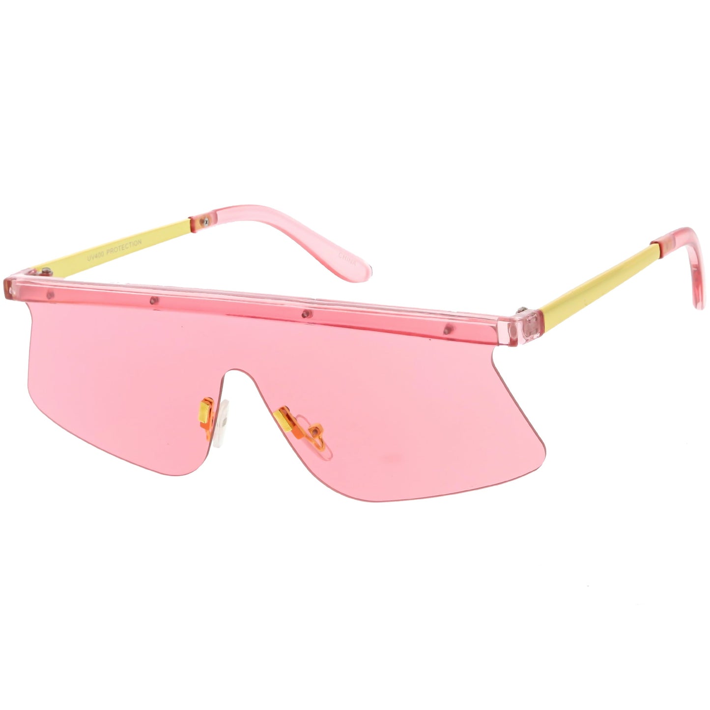 Retro Modern Blade Cut Shield Sports Sunglasses C941