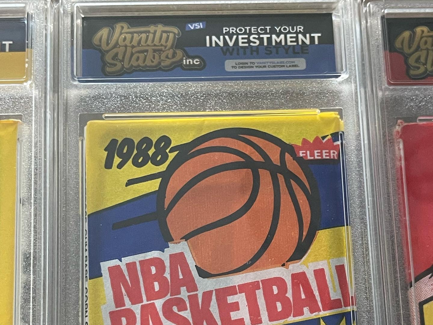 Vanity Slabs 360pt thickness Empty Slab for Wax Packs up to 15 cards thick for Baseball Football Hockey Basketball Cards