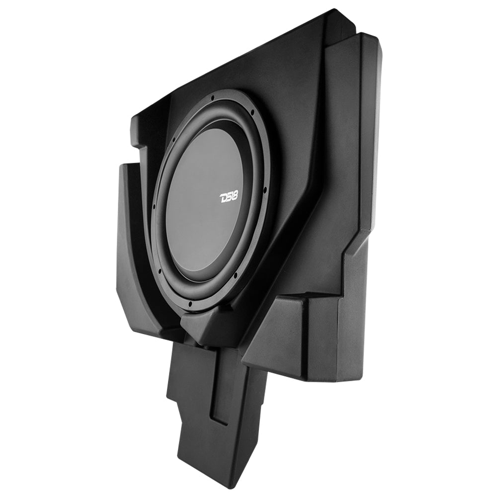 Can-Am Maverick X3 12" Under Seat Subwoofer Enclosure Driver Side - PSW12.4D Shallow Water Resistant Subwoofer Included