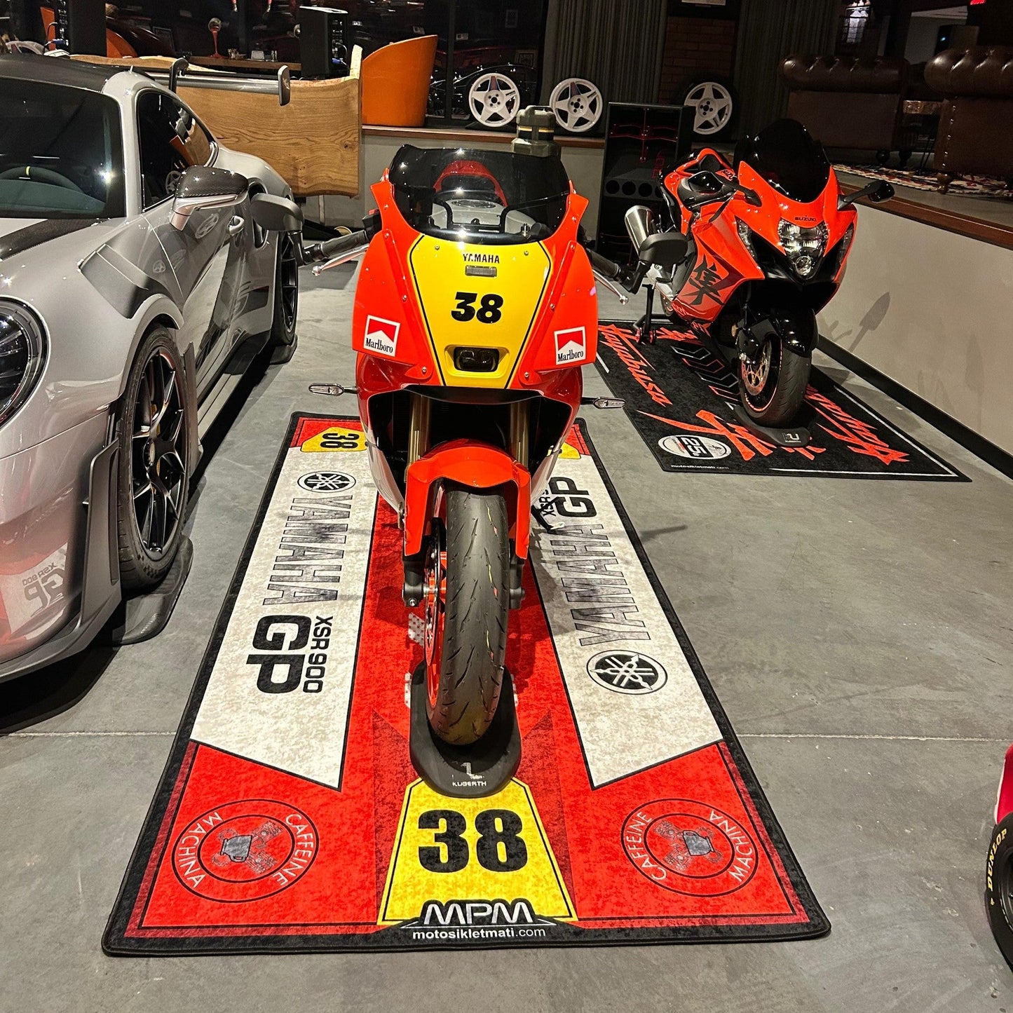 Custom Design MPM Motorcycle Mat – Special Design for You and Your Motorcycle!