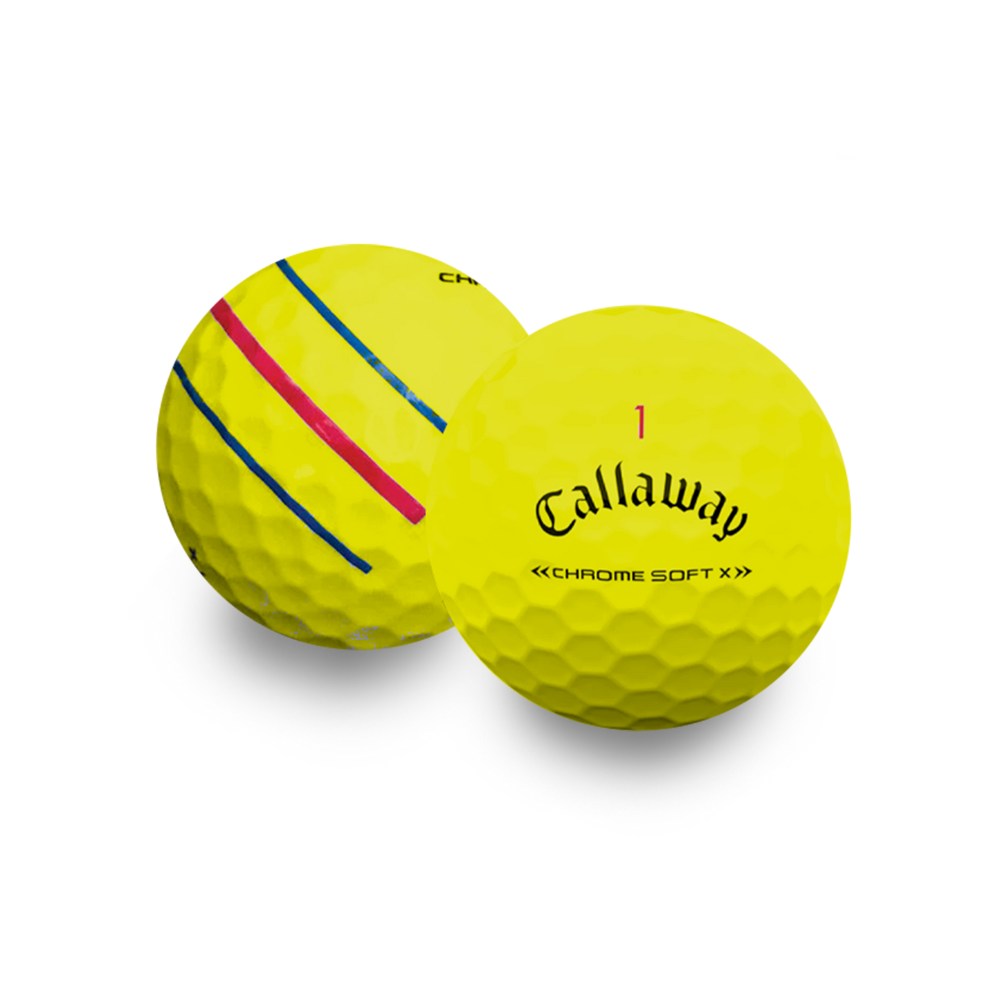 Used Callaway Chromesoft X Triple Track Golf Balls - 1 Dozen