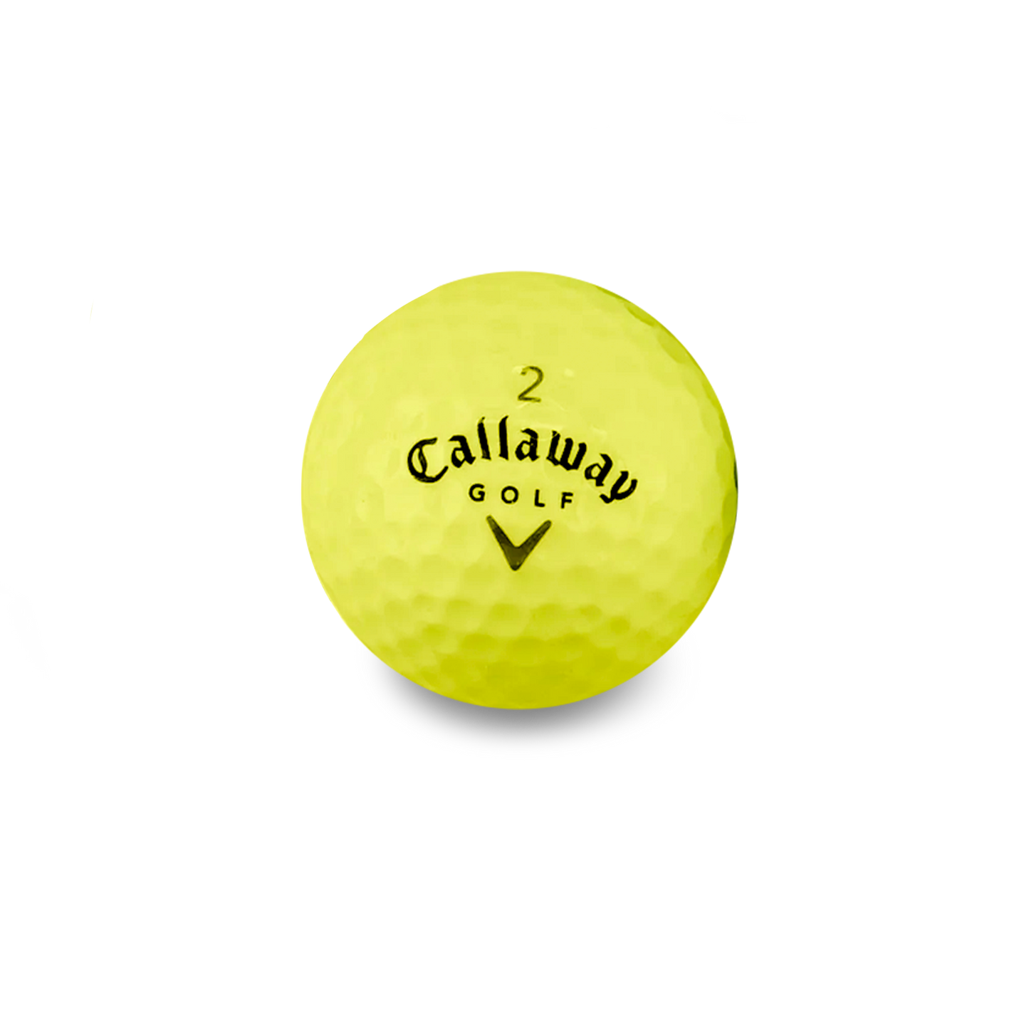 Used Callaway Yellow Mix Golf Balls - 1 Dozen