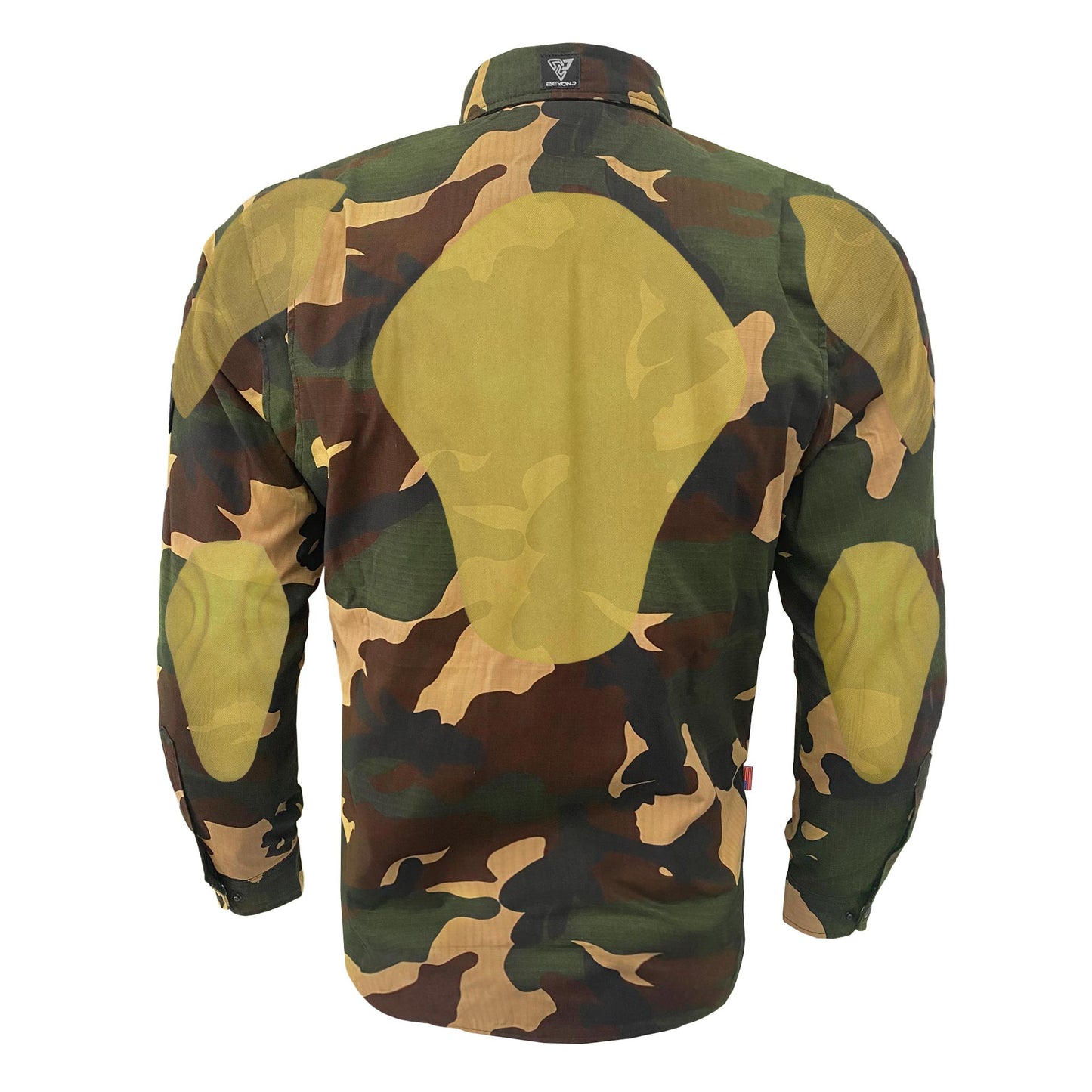 Protective Camouflage Shirt "Knight Hawk" - Dark Color with Pads