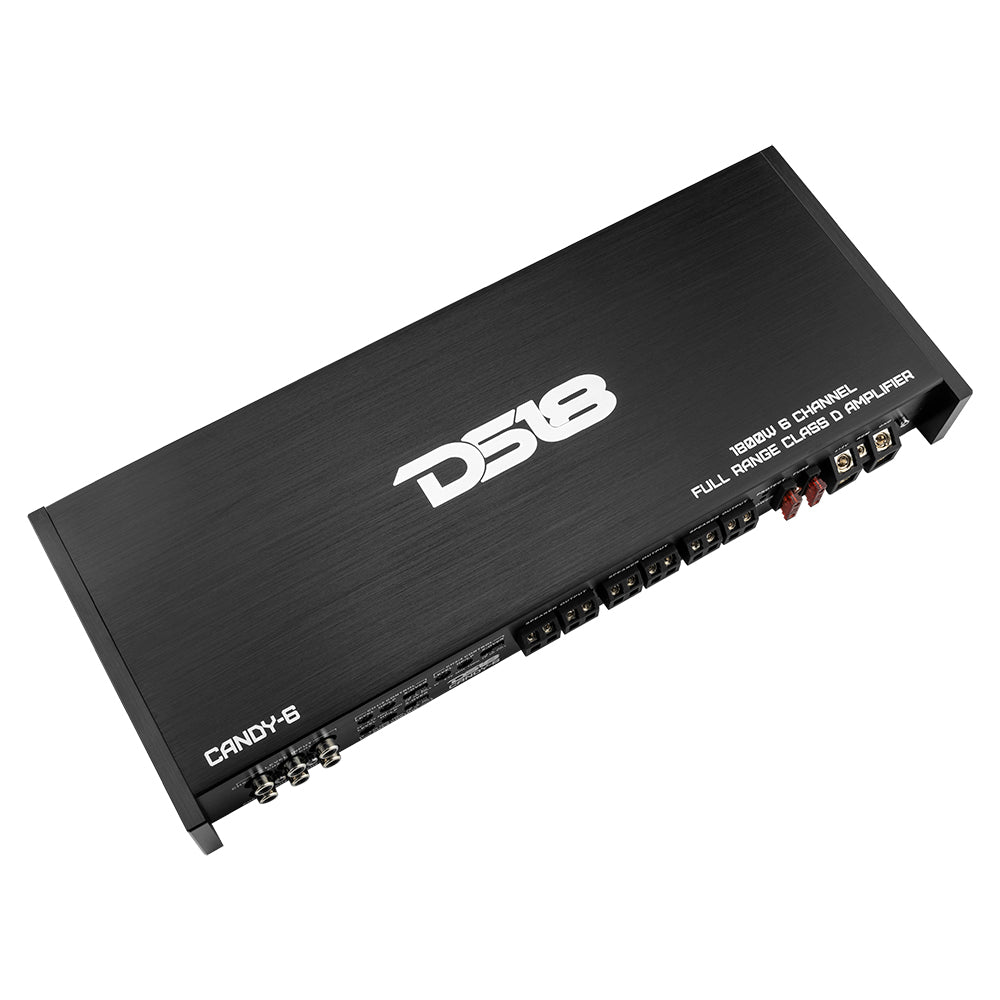 DS18 CANDY-6  Full-Range Class D 6-Channel Car Amplifier 1800 Watts