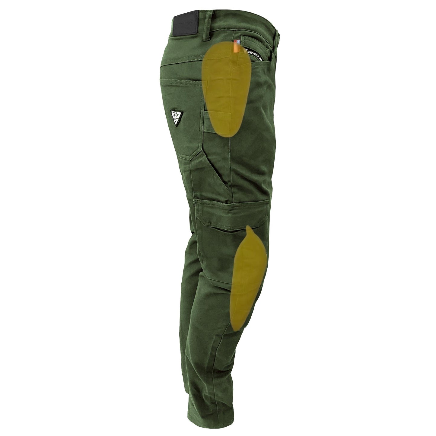 Straight Leg Cargo Pants - Army Green