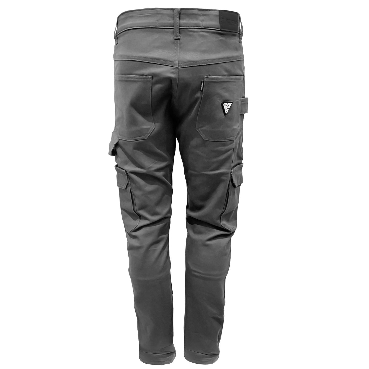 Straight Leg Cargo Pants - Gray