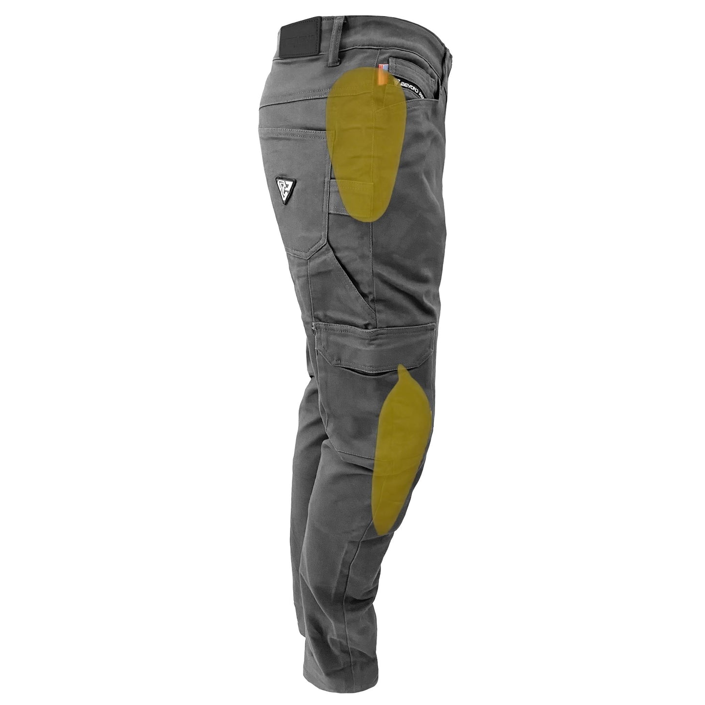 Straight Leg Cargo Pants - Gray