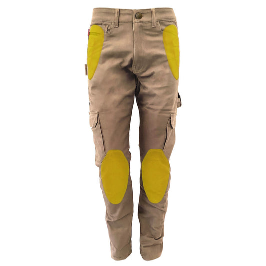 Straight Leg Cargo Pants - Khaki Solid