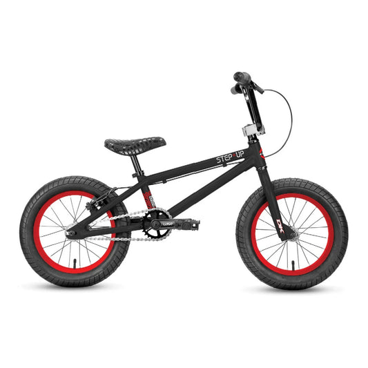 DK Step Up 14” Complete BMX Bike - Black/Red