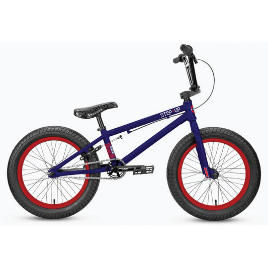 DK Step Up 18” Complete BMX Bike - Dusk/Red