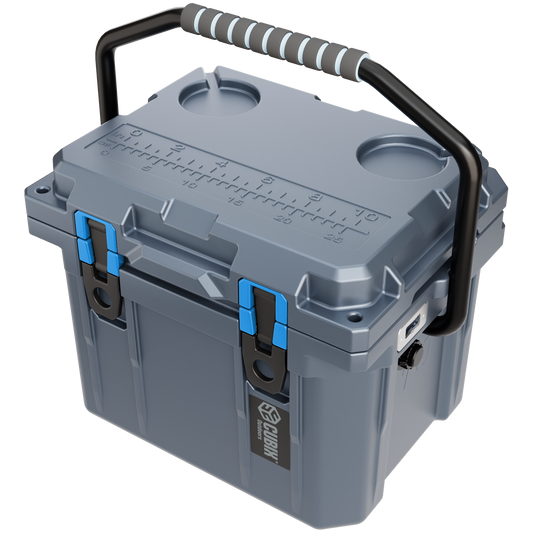 QuadraX 10QT Personal Cooler – Rotomolded Hard Cooler with 72-Hr Ice Retention & Lifetime Warranty