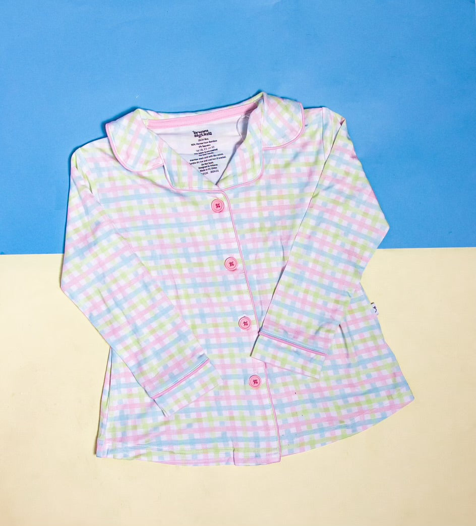 SPRING GINGHAM GIRL'S DREAM GOWN