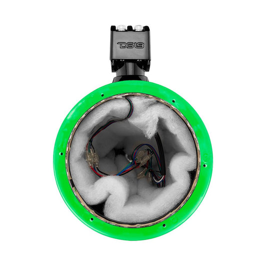 NXL 8" Marine and Powersports Empty Tower LED RGB Lights -Black Carbon Fiber