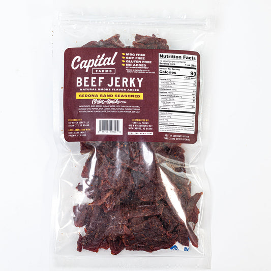 Sedona Sand Beef Jerky – Southwest Garlic & Chile