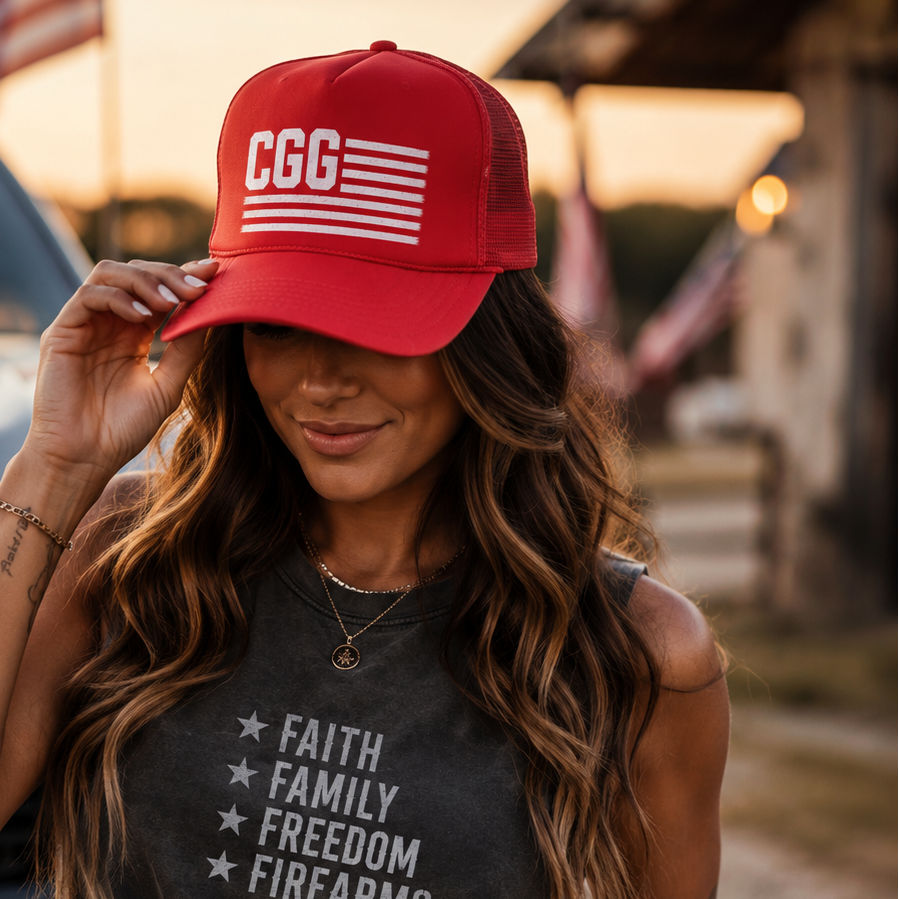 CGG FREEDOM FLAG Trucker