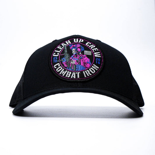 Clean Up Crew Miami Patch Mid-Profile Mesh Snapback Hat