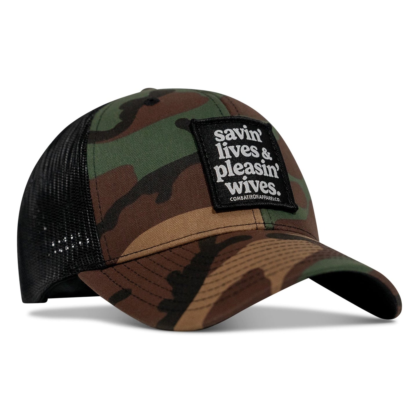 Savin' Lives & Pleasin' Wives Patch SnapBack Hat