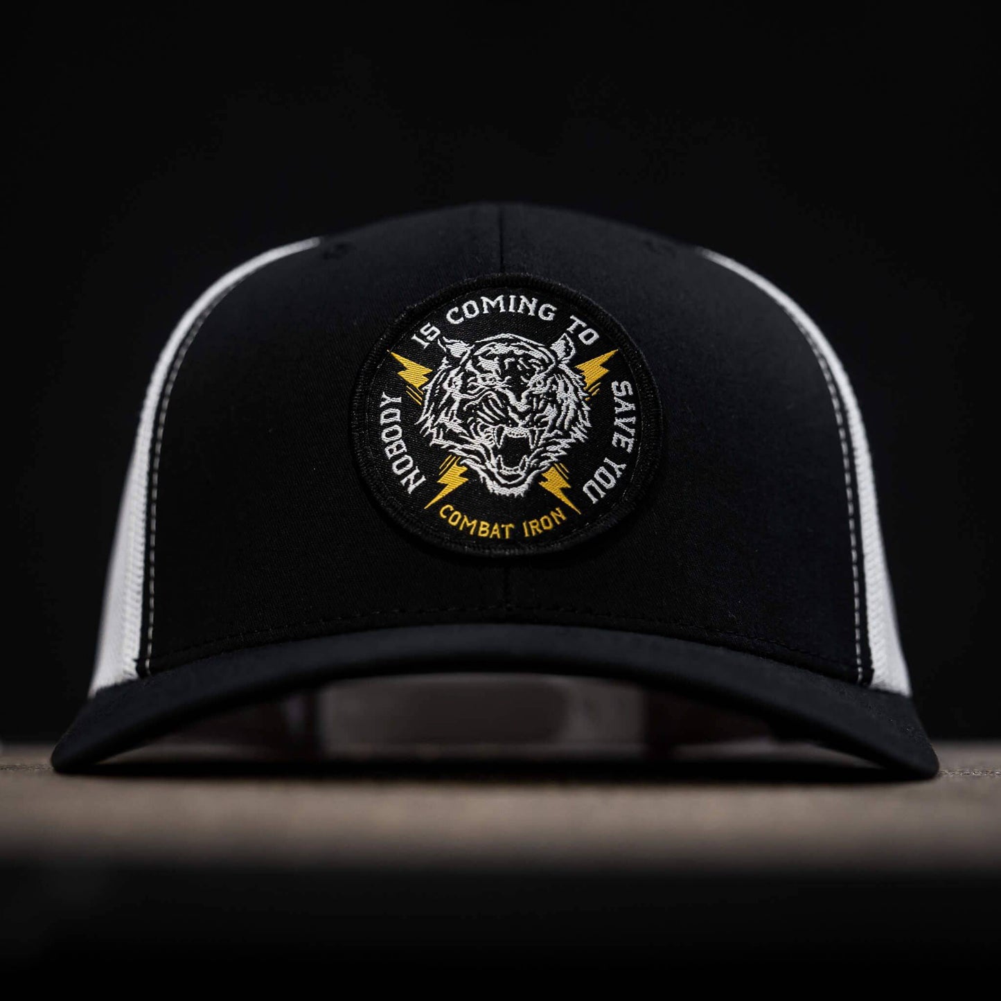 Nobody Is Coming To Save You Patch Snapback Hat