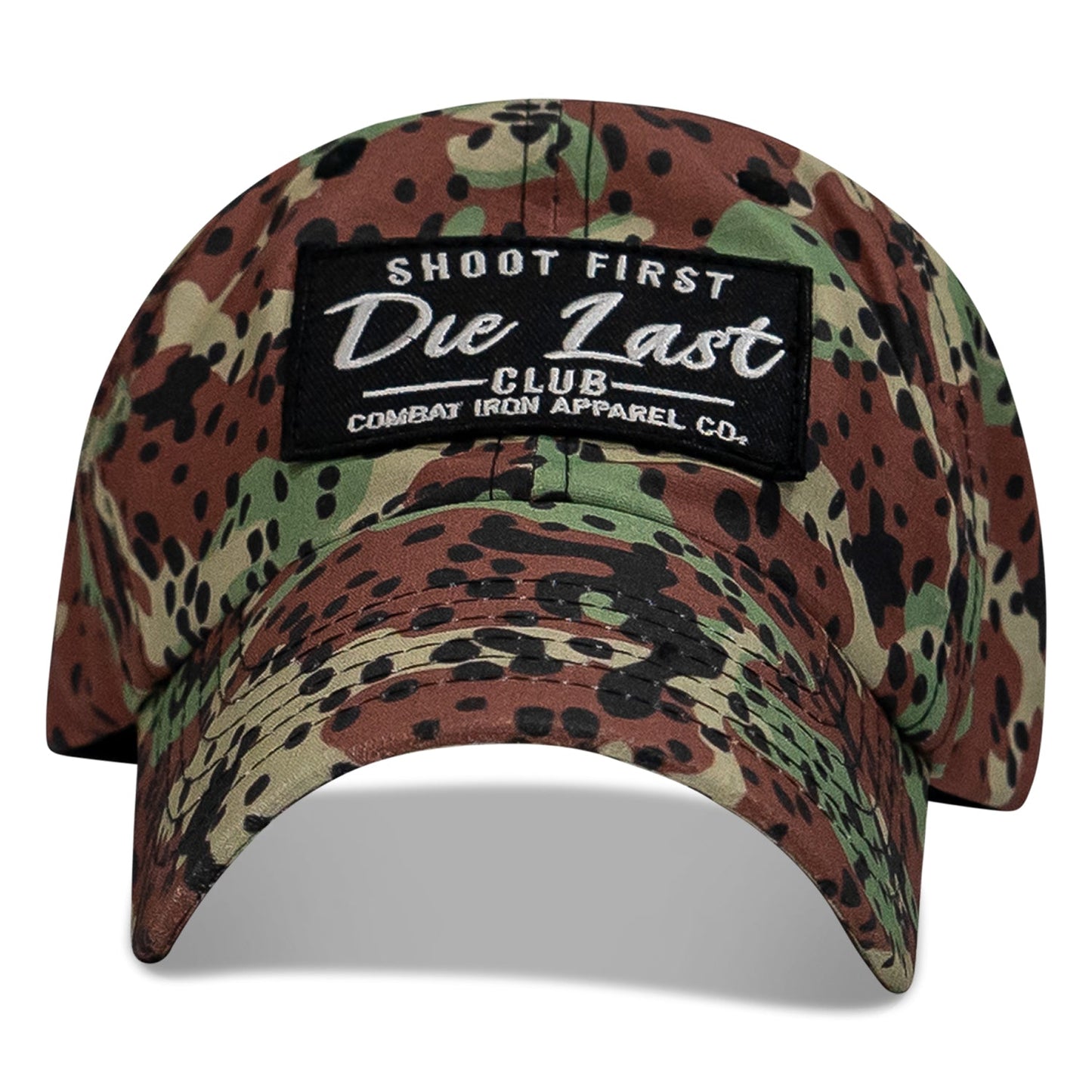 Shoot First. Die Last. Club Patch Low Profile Ripstop Flex Hat