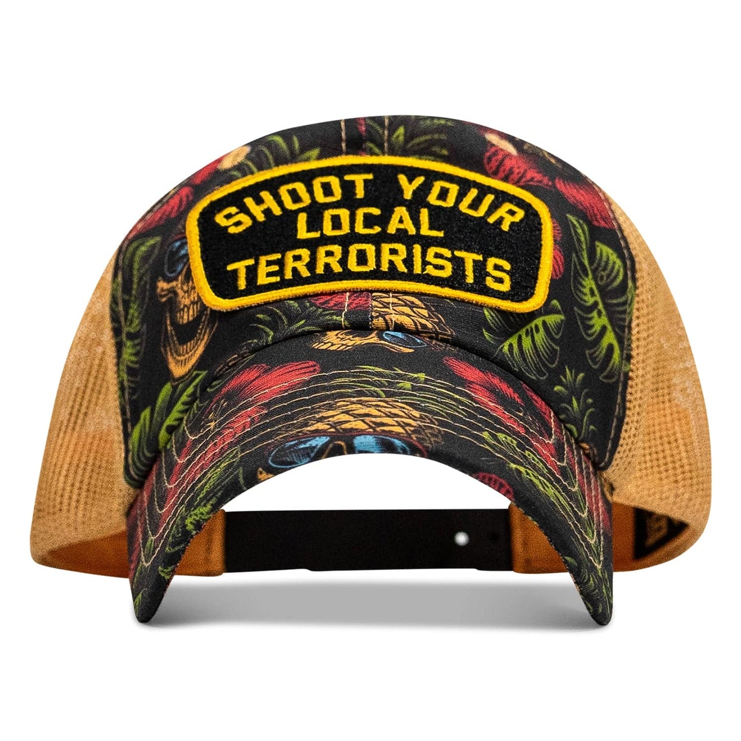 Shoot Your Local Terrorists Patch RipStop Tactical Mesh Snapback Hat