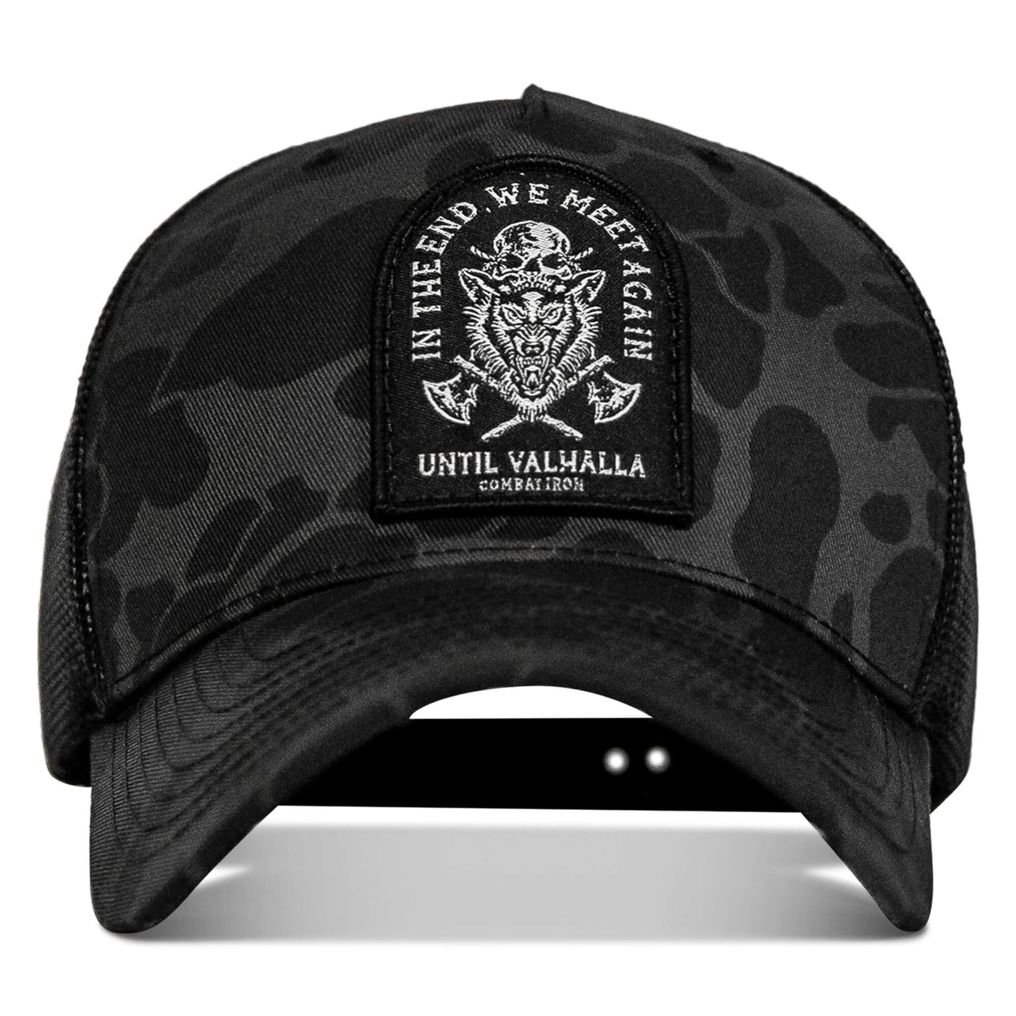 In The End, We Meet Again - Until Valhalla Patch Snapback Hat