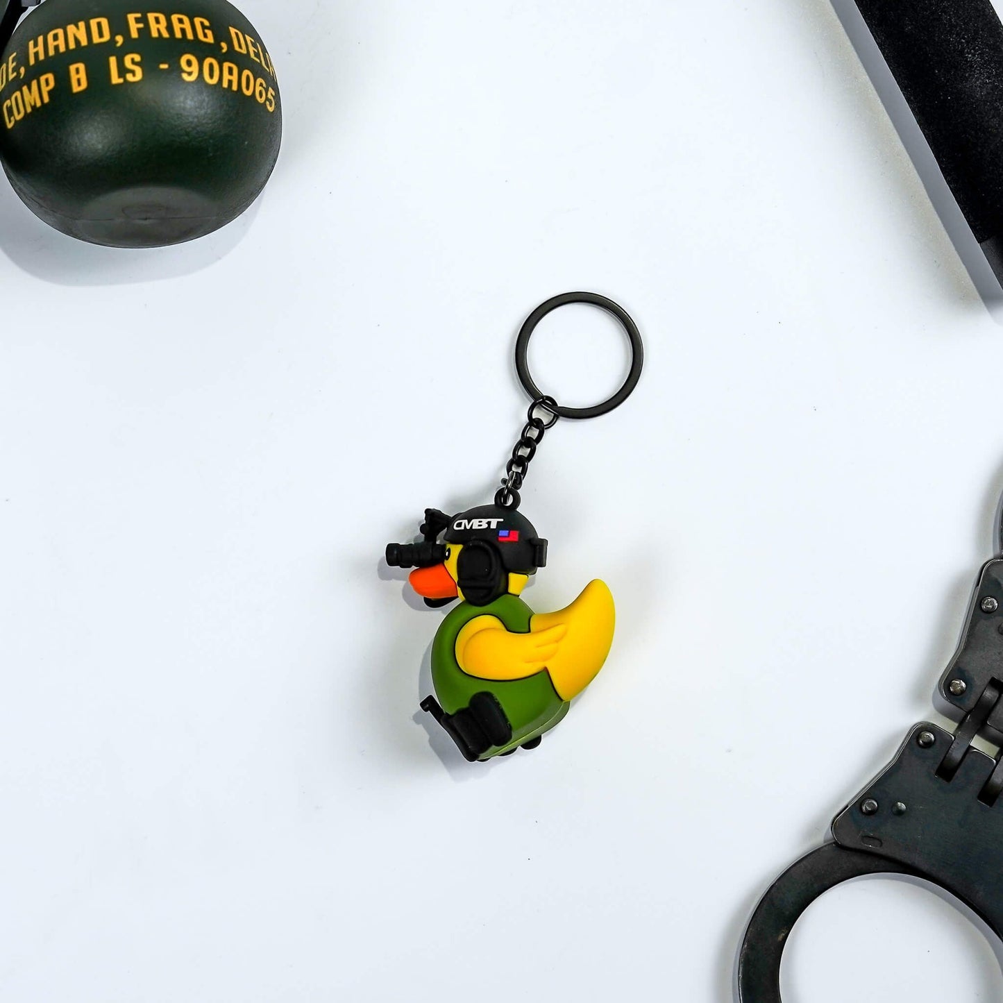 Tactical 3D PVC Keychain