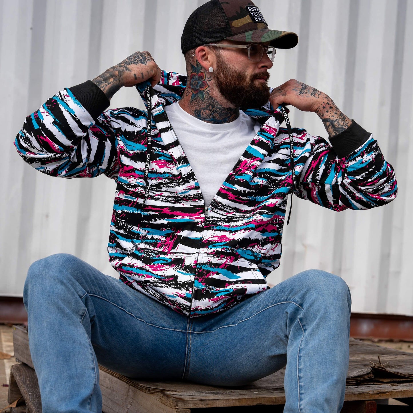 Men's Fleece Lined Zip Up Hoodie