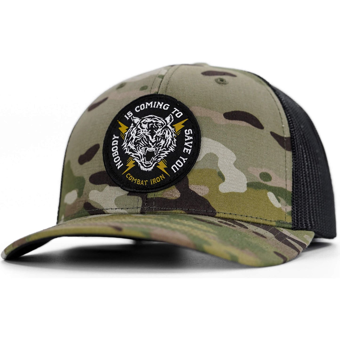 Nobody Is Coming To Save You Patch Snapback Hat