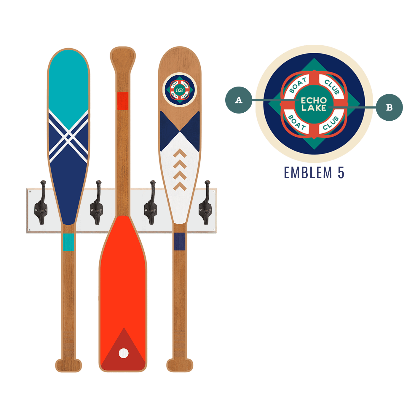 Oar Coatrack - Seafarer's Edition