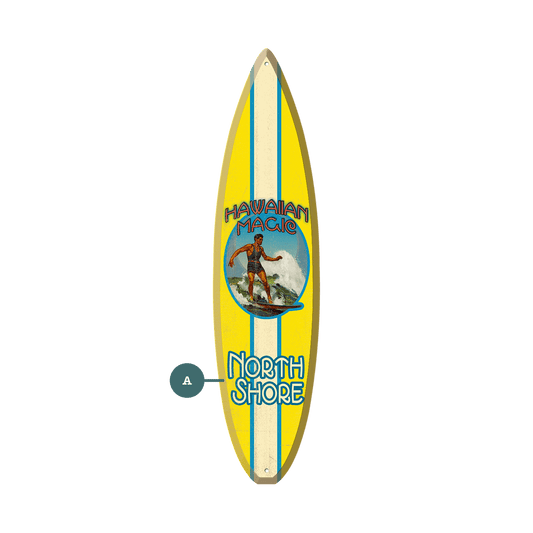 Hawaiian Magic - Surfboard Wall Art