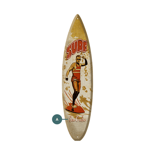 Big Daddy Surf - Surfboard Wall Art